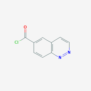 molecular formula C9H5ClN2O B13121041 Cinnoline-6-carbonyl chloride CAS No. 519141-64-1