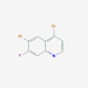 4,6-Dibromo-7-fluoroquinoline