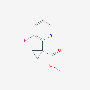 Methyl 1-(3-fluoropyridin-2-yl)cyclopropanecarboxylate