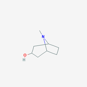 molecular formula C8H15NO B131211 Pseudotropine CAS No. 7432-10-2