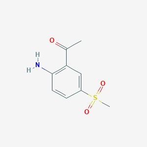 1-(2-Amino-5-(methylsulfonyl)phenyl)ethan-1-one