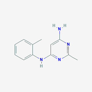 2-Methyl-N4-(o-tolyl)pyrimidine-4,6-diamine