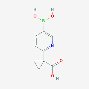 1-(5-Borono-2-pyridinyl)cyclopropanecarboxylic acid