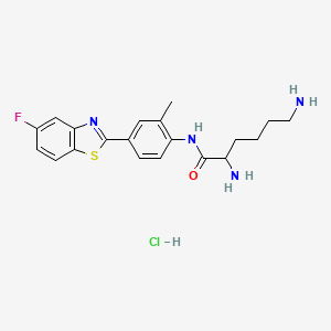 2,6-Diamino-N-(4-(5-fluorobenzo[d]thiazol-2-yl)-2-methylphenyl)hexanamidehydrochloride