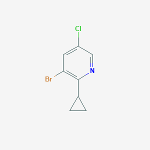 3-Bromo-5-chloro-2-cyclopropylpyridine