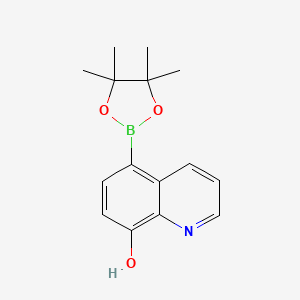 5-(4,4,5,5-Tetramethyl-1,3,2-dioxaborolan-2-yl)quinolin-8-ol