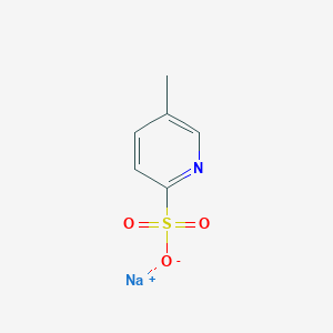 molecular formula C6H6NNaO3S B13121331 Sodium 5-methylpyridine-2-sulfonate 