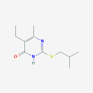 5-Ethyl-2-(isobutylthio)-6-methylpyrimidin-4(1H)-one