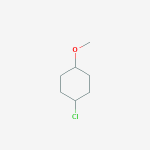 molecular formula C7H13ClO B13121502 1-Chloro-4-methoxycyclohexane 