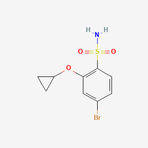 4-Bromo-2-cyclopropoxybenzenesulfonamide