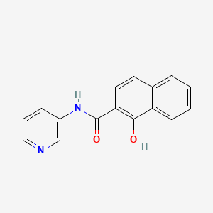 molecular formula C16H12N2O2 B1312161 1-羟基-N-吡啶-3-基-2-萘酰胺 CAS No. 63210-47-9