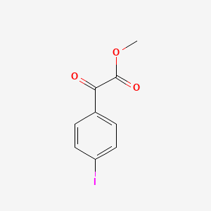 molecular formula C9H7IO3 B13121630 Methyl2-(4-iodophenyl)-2-oxoacetate 