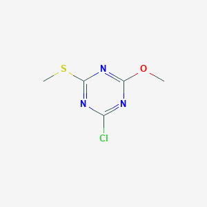 2-Chloro-4-methoxy-6-(methylthio)-1,3,5-triazine