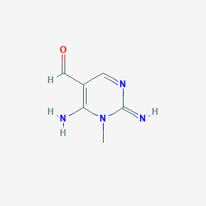 6-Amino-2-imino-1-methyl-1,2-dihydropyrimidine-5-carbaldehyde