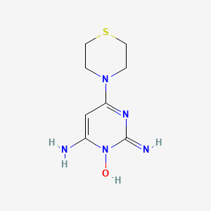 6-Amino-2-imino-4-thiomorpholinopyrimidin-1(2H)-ol