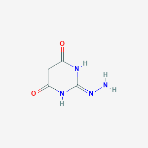 molecular formula C4H6N4O2 B13121738 2-Hydrazinylpyrimidine-4,6(1H,5H)-dione 