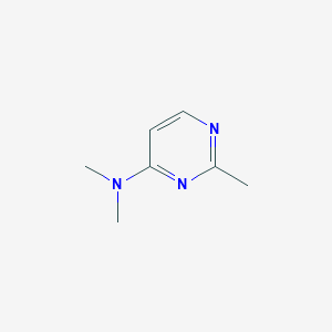 molecular formula C7H11N3 B13121745 N,N,2-trimethylpyrimidin-4-amine 