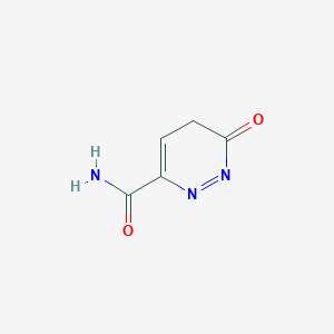 molecular formula C5H5N3O2 B13121764 6-Oxo-5,6-dihydropyridazine-3-carboxamide 