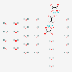 molecular formula C6H54Ce2O39 B13121767 cerium(3+);oxalate;heptacosahydrate 