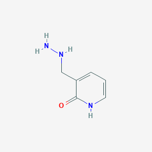 3-(Hydrazinylmethyl)pyridin-2(1H)-one