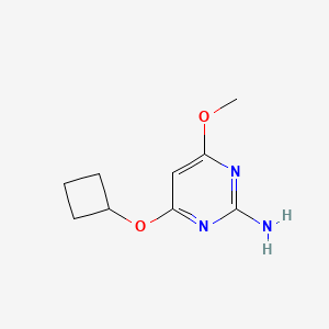 4-Cyclobutoxy-6-methoxypyrimidin-2-amine