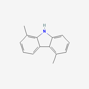 molecular formula C14H13N B13121855 1,5-Dimethyl-9H-carbazole CAS No. 51640-60-9