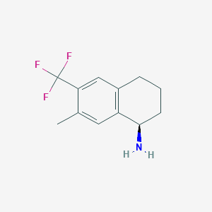 (1R)-7-methyl-6-(trifluoromethyl)-1,2,3,4-tetrahydronaphthalen-1-amine