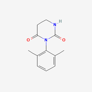 molecular formula C12H14N2O2 B13121902 3-(2,6-dimethylphenyl)dihydropyrimidine-2,4(1H,3H)-dione 