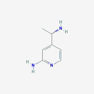 (S)-4-(1-Aminoethyl)pyridin-2-amine