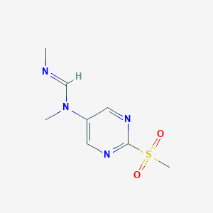 N,N-Dimethyl-N-(2-(methylsulfonyl)pyrimidin-5-YL)formimidamide