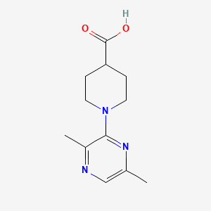 1-(3,6-Dimethylpyrazin-2-yl)piperidine-4-carboxylic acid