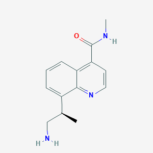 (R)-8-(1-Aminopropan-2-yl)-N-methylquinoline-4-carboxamide