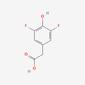 molecular formula C8H6F2O3 B13122019 2-(3,5-Difluoro-4-hydroxyphenyl)acetic acid CAS No. 1042703-32-1