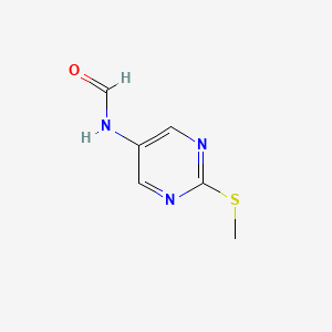 N-(2-(Methylthio)pyrimidin-5-yl)formamide