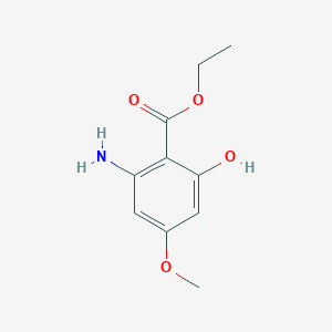 Ethyl2-amino-6-hydroxy-4-methoxybenzoate