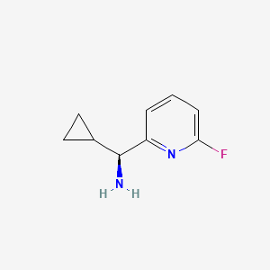 (S)-Cyclopropyl(6-fluoropyridin-2-yl)methanamine