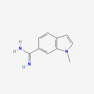 1-Methyl-1H-indole-6-carboximidamide