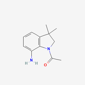 1-(7-Amino-3,3-dimethylindolin-1-yl)ethanone