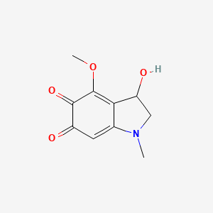 3-Hydroxy-4-methoxy-1-methyl-2,3-dihydro-1H-indole-5,6-dione