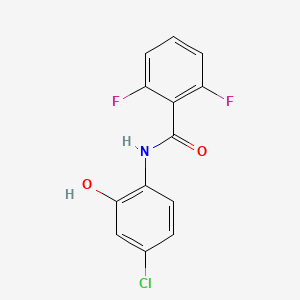 molecular formula C13H8ClF2NO2 B13122163 N-(4-chloro-2-hydroxyphenyl)-2,6-difluorobenzamide 