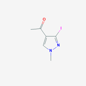 1-(3-iodo-1-methyl-1H-pyrazol-4-yl)ethanone