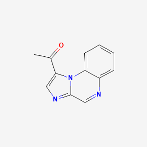 1-(Imidazo[1,2-a]quinoxalin-1-yl)ethan-1-one