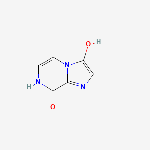 molecular formula C7H7N3O2 B13122225 2-Methylimidazo[1,2-a]pyrazine-3,8-diol 