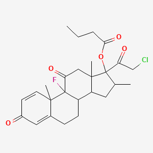 molecular formula C26H32ClFO5 B13122234 Clobetasonebutyrate 