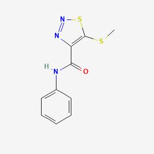 5-(Methylthio)-N-phenyl-1,2,3-thiadiazole-4-carboxamide