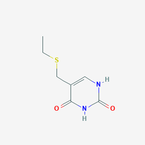 5-((Ethylthio)methyl)pyrimidine-2,4(1H,3H)-dione