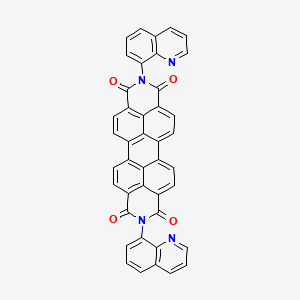 7,18-di(quinolin-8-yl)-7,18-diazaheptacyclo[14.6.2.22,5.03,12.04,9.013,23.020,24]hexacosa-1(23),2,4,9,11,13,15,20(24),21,25-decaene-6,8,17,19-tetrone