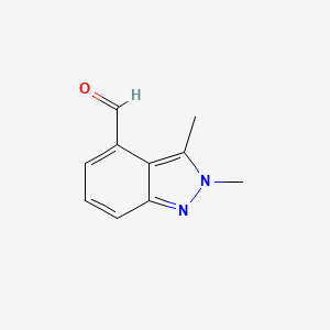 2,3-Dimethyl-2H-indazole-4-carbaldehyde