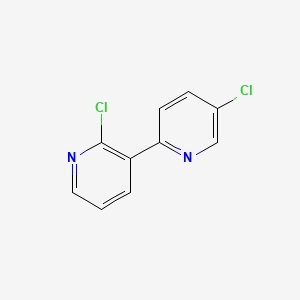 molecular formula C10H6Cl2N2 B13122388 2',5-Dichloro-2,3'-bipyridine CAS No. 942206-20-4