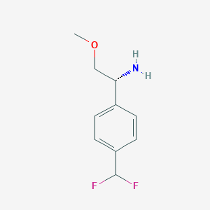 (R)-1-(4-(difluoromethyl)phenyl)-2-methoxyethan-1-amine